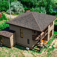 Гибкая черепица ТЕХНОНИКОЛЬ Финская Аккорд Коричневый, 3 м2