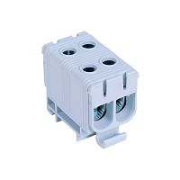 Клемма вводная силовая двойная АТРИОН КВС 6-50 мм2 серая