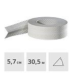 Лента "американка" перфорированная UNO BEAD 222 (белая), 30,5 м