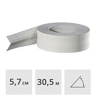 Лента "американка" перфорированная UNO BEAD 222 (белая), 30,5 м