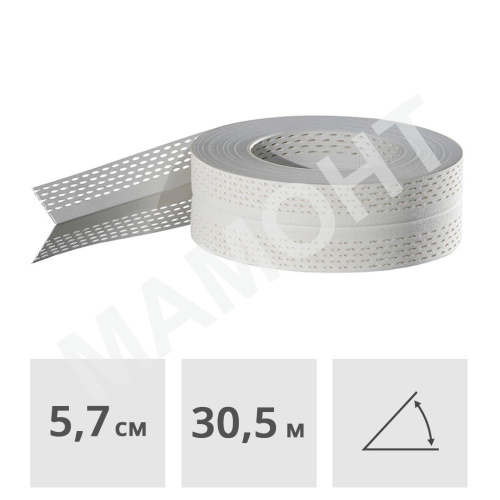 Лента "американка" перфорированная UNO BEAD 222 (белая), 30,5 м