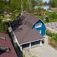 Гибкая черепица многослойная ТЕХНОНИКОЛЬ SHINGLAS Фазенда Коричневый, 2,6 м2