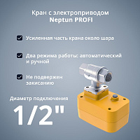 Кран с электроприводом Neptun PROFI 12В