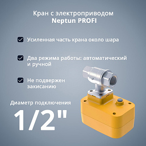 Кран с электроприводом Neptun PROFI 12В