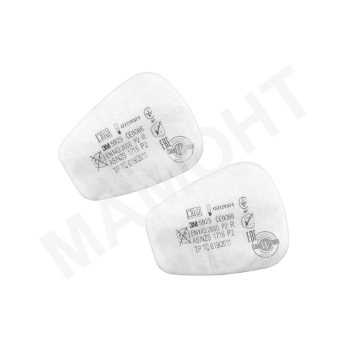 Предфильтр к маскам 3М 5925 (2 шт.)