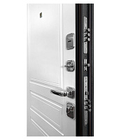 Дверь АРКТИК К Букле графит / Ясень белый Промет