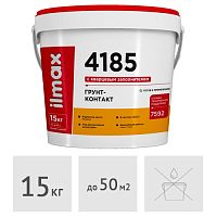 Грунт-контакт с кварцевым песком ilmax 4185, 15 кг