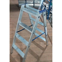 Стремянка двухсторонняя профессиональная 4 ступени T24204