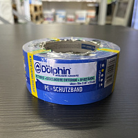 Лента малярная ПВХ профессиональная 48 мм x 50 м Blue Dolphin TARP and STUCCO