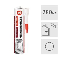 Герметик нейтральный силиконовый ТЕХНОНИКОЛЬ, бесцветный, 280 мл