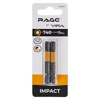 Биты "звездочки" TORX-40 50мм торсионные (2 шт.) RAGE by VIRA (554250)