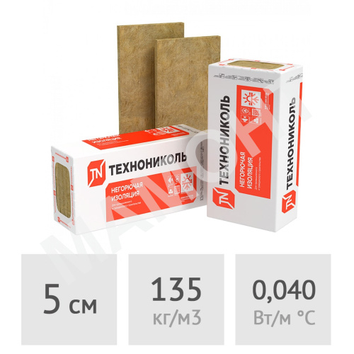 Фасадный утеплитель в плитах 5 см ТехноФас Эффект 4,32 м2