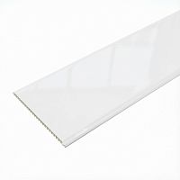 Панель ПВХ Европрофиль Белый лак (3000 х 250 х 8 мм) 10 шт.