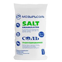 Соль гранулированная Мозырьсоль, 25 кг