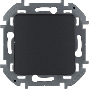 Выключатель Legrand INSPIRIA 1-клавишный, антрацит