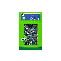 Саморез 5.5 x 19 мм кровельный со сверлом PT3 и резиновой прокладкой, цинк, 300 шт. ЕКТ