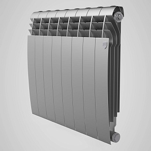 Радиатор биметаллический Royal Thermo Biliner 500 Silver Satin (серебристый)