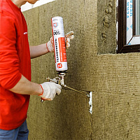 Клей-пена полиуретановая профессиональная ТЕХНОНИКОЛЬ 500 PROFESSIONAL, 1000мл