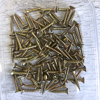 Шуруп универсальный желтый 3.5 х 20 мм МАМОНТ (100 шт.)