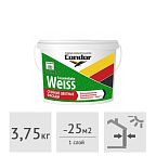 Краска фасадная акриловая Condor Fassadenfarbe-Weiss, 3,75 кг