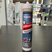 Силиконовый герметик Sopro 034 (18) песочно-серый, 310 мл