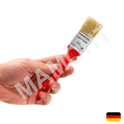 Кисть плоская 1,2" (30 мм), натуральная щетина, МАМОНТ