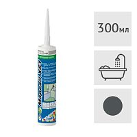 Силиконовый герметик санитарный Mapesil XS1 №114 антрацит, 300 мл