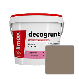 Грунт-контакт с кварцевым заполнителем ilmax decogrunt, 2784C, 20 кг