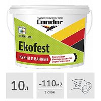 Краска акриловая Condor Ekofest, 10 л