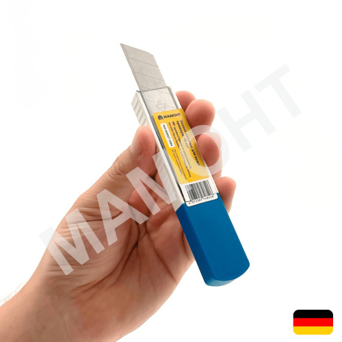 Лезвия сменные для ножа премиум, 18 мм МАМОНТ (INS-MMNT-1084)