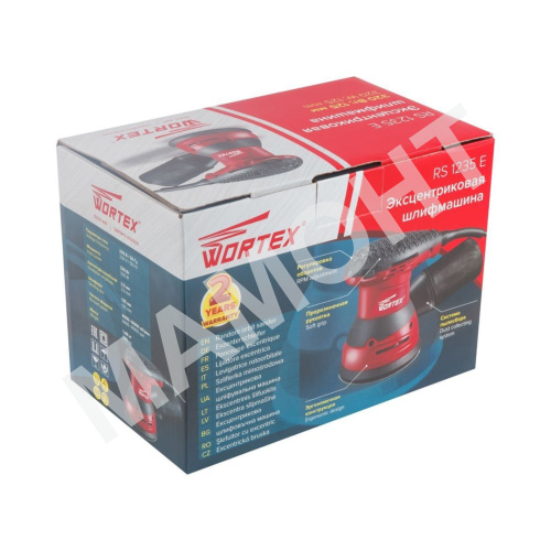 Эксцентриковая шлифмашина WORTEX RS 1235 E
