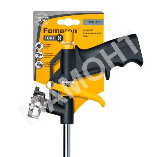 Пистолет для монтажной пены с металлическим адаптером Fomeron Fort X