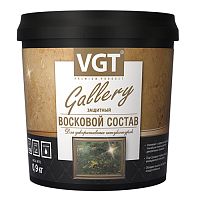 Защитный восковой состав для декоративных штукатурок VGT, 0,9 кг