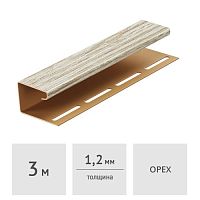 J-профиль Docke LUX 3м, орех