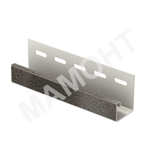 J-планка Ю-Пласт 3 м, Нордик Пепел