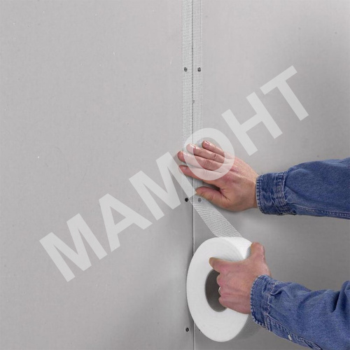 Серпянка стеклотканевая самоклеющаяся LIHTAR, 4.5 см x 90 м - Фото 2