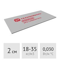 Экструдированный пенополистирол 2 см Технониколь Carbon Eco, 0,72 м2