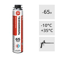 Пена монтажная ТЕХНОНИКОЛЬ 65 STANDART профессиональная всесезонная, 1000 мл