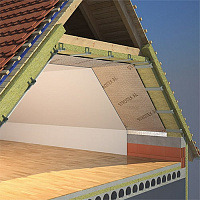 Пленка пароизоляционная теплоотражающая Strotex AL 90, 75 м2