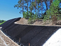 Георешетка полимерная объемная Geoflax 50 мм, ячейки 210 х 210 мм, 17,38 м2