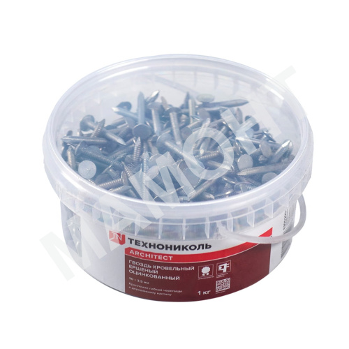 Гвозди кровельные ершенные ТЕХНОНИКОЛЬ ведро 1 кг