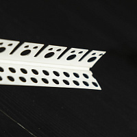 Уголок арочный перфорированный ПВХ, 3 м