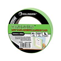 Лента малярная Rollingdog WASHI-SHIELD 24 мм x 50 м, серия Professional (81390)