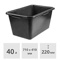Контейнер строительный прямоугольный 40л (таз строительный) STARTUL MASTER (ST1904-40)