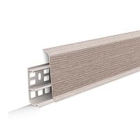 Плинтус напольный 70 мм Ideal Деконика 263 Клен северный