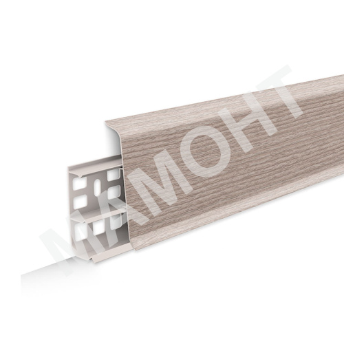 Плинтус напольный 70 мм Ideal Деконика 263 Клен северный