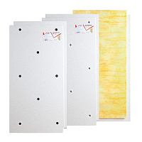 Панель звукоизоляционная с крепежом ТехноСонус АкустикГипс Basic 40/40 П 40 мм, 0,72 м2