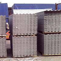 Шифер хризотилцементный 8-волновой серый (5.8 мм) 113 x 175 см, РБ (Кричев)