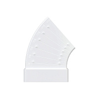 Колено горизонтальное разноугловое для плоских каналов ERA