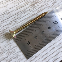 Шуруп универсальный желтый 5.0 х 50 мм МАМОНТ (50 шт.)